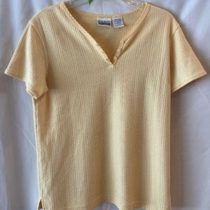 Basic Editions Yellow Shirt